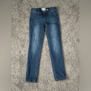 BKE Women's Dark Blue Skinny Jeans